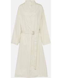Lemaire - Cotton Twill Maxi Dress - Lyst