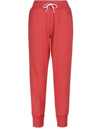 Polo Ralph Lauren Cotton-blend Fleece Sweatpants - Red
