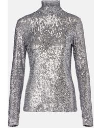 Rabanne - Sequined Top - Lyst