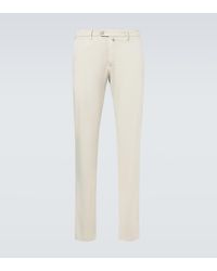 Kiton - Pantalones Chinos En Mezcla De Algodon - Lyst