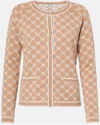 Max Mara - Tivoli Intarsia Wool And Cashmere Cardigan - Lyst