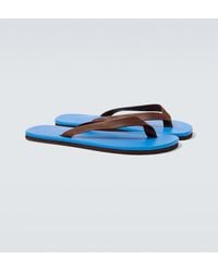 AURALEE - Leather Thong Sandals - Lyst