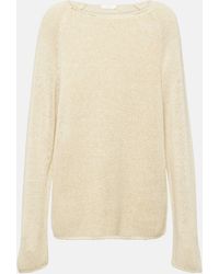 The Row - Fausto Silk Sweater - Lyst