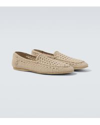 Dolce & Gabbana - Woven Loafers - Lyst