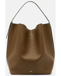 TOTEME - Large Leather Tote Bag - Lyst