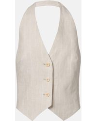 Max Mara - Sauro Linen Vest - Lyst