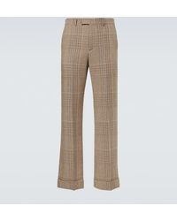 Valentino - Virgin Wool Straight Pants - Lyst