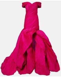 Marmar Halim - Off-Shoulder Bustier Gown - Lyst