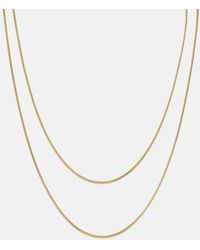 Sophie Buhai - Collar Double Diana de plata banada en oro de 18 ct - Lyst