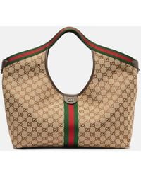 Gucci - Giglio Gg Canvas Large Tote Bag - Lyst