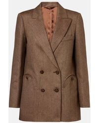 Blazé Milano - Amel Everyday Silk And Wool Blazer - Lyst