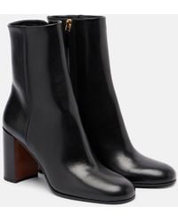 Prada - Ankle Boots Aus Leder - Lyst