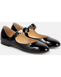 Mach & Mach - Special Heart Patent Leather Ballet Flats - Lyst