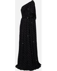Elie Saab - Polka-Dot One-Shoulder Gown - Lyst