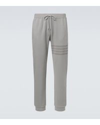 Thom Browne - 4-Bar Cotton Sweatpants - Lyst