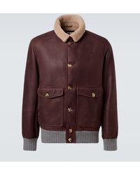 Brunello Cucinelli - Veste En Cuir - Lyst