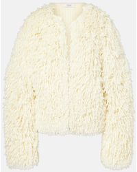 FFORME - Van Fringed Wool-Blend Jacket - Lyst