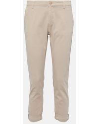 AG Jeans - Caden Mid-rise Twill Tapered Pants - Lyst