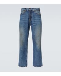 Our Legacy - Third Cut Distressed Wide-Leg Jeans - Lyst