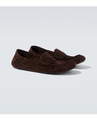 Acne Studios - Bojan Suede Loafers - Lyst