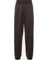 Loewe - Wool And Cashmere Straight Pants - Lyst