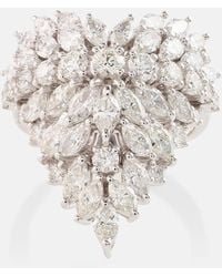 YEPREM - Y-Not 18Kt Ring With Diamonds - Lyst