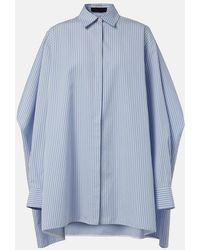 Proenza Schouler - Isla Striped Cotton And Silk Minidress - Lyst