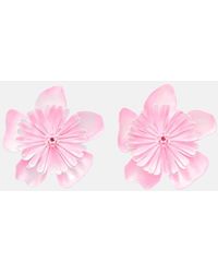 Chloé - Orecchini A Clip Con Fiori - Lyst