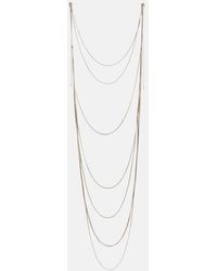 Alaïa - Chain Necklace Earrings - Lyst