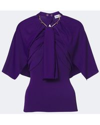 Rabanne - X Dinh Van Embellished Crepe Top - Lyst