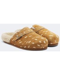 Ancient Greek Sandals - Vasilitsa Shearling-Trimmed Calf Hair Clogs - Lyst