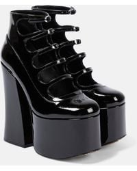 Marc Jacobs - Kiki Patent Leather Platform Ankle Boots - Lyst