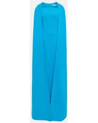 Safiyaa - Maxikleid Aus Crepe - Lyst