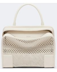 Loewe - Amazona 180 Medium Woven Leather Top-Handle Bag - Lyst