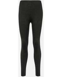 FFORME - Anya Silk-Blend Jersey Leggings - Lyst