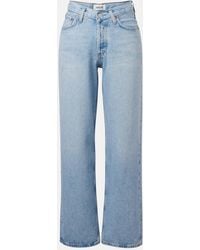 Agolde - V-Waist Baggy High-Rise Wide-Leg Jeans - Lyst