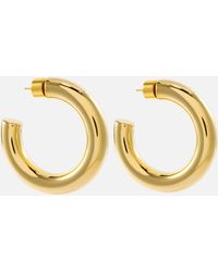 Jennifer Fisher - 1" Jamma Mini 10kt Gold-plated Hoop Earrings - Lyst