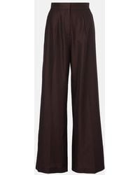 JOSEPH - Pantalon Ample Alanel En Soie Et Coton - Lyst