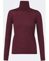 Max Mara - Virgin Wool Turtleneck Sweater - Lyst