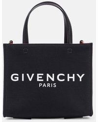 Givenchy - Tote bag G mini in tela - Lyst