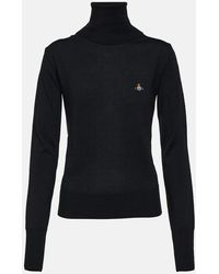 Vivienne Westwood - Giulia Virgin Wool Turtleneck Sweater - Lyst