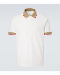 Burberry - Evan Cotton Polo Shirt - Lyst