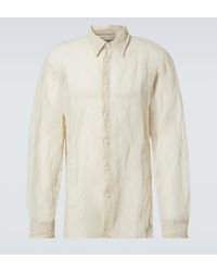 Dries Van Noten - Cotton And Silk-Blend Lame Shirt - Lyst