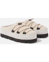 Brunello Cucinelli - Chunky Shearling-Lined Slippers - Lyst