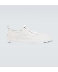 Givenchy - Baskets En Cuir A Logo - Lyst