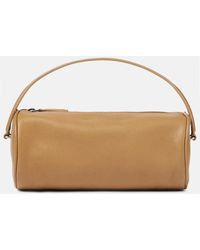 The Row - Tote Bag Round '90S Aus Leder - Lyst