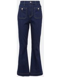 Veronica Beard - Cropped Flared Jeans Carson - Lyst