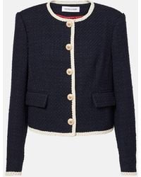Veronica Beard - Mabel Cropped Tweed Jacket - Lyst