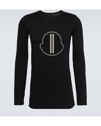 Moncler Genius - X Rick Owens Logo Cotton Jersey T-shirt - Lyst