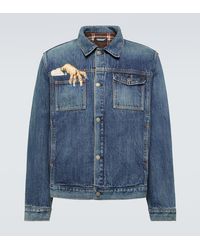 Undercover - Chaqueta De Denim Con Cuentas - Lyst
